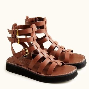 🆕{J. CREW} Mallorca Gladiator Platform Sandals
